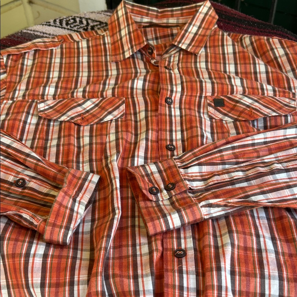Vintage blue marithe Francois girbaud shirt